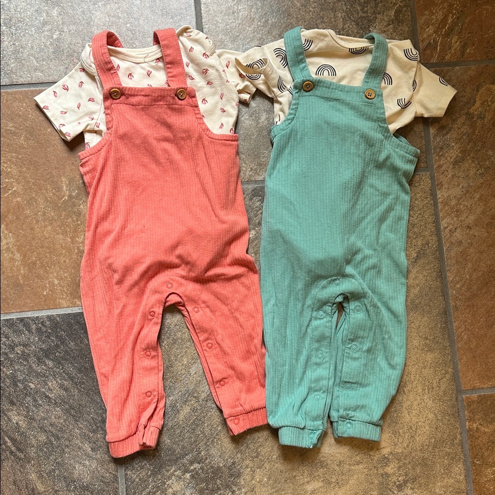 Cat & Jack boy/girl twin outfit - size 6-9 months